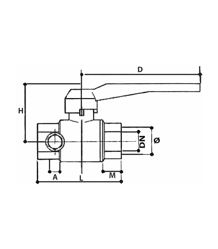 Diff Thermcross Vanne Bs Poign E Alu Avec Purge Ff