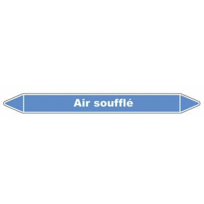 Étiquette souple adhésive air soufflé (X 10) - DIFF