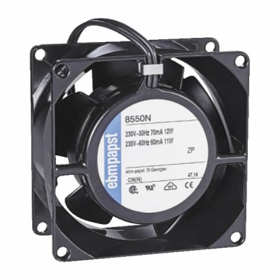 Ventilateur axial 12W pale métallique - DIFF