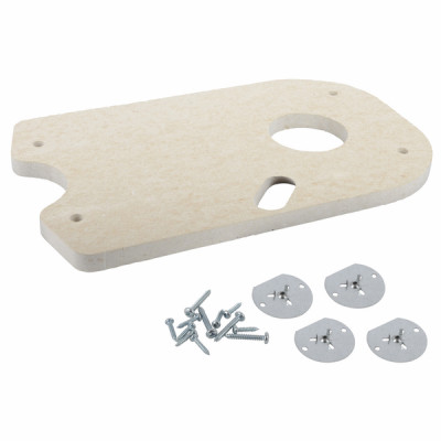 Kit isolation extérieur porte brûleur et visserie - DIFF pour De Dietrich Chappée : S17072195