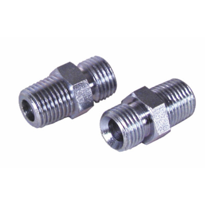 Nipple fioul M3/8" conique x M1/8" (X 2) - DIFF