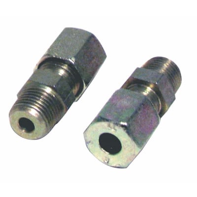 Raccord à bague droit M1/8" x tube 6mm (X 2) - DIFF