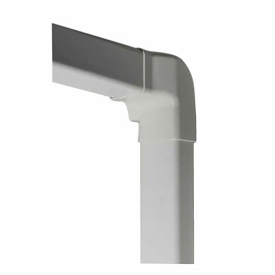 Angle vertical droit 60 x 80 blanc crème 9001 - DIFF