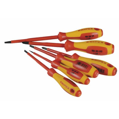 Jeu de 6 tournevis - KNIPEX - WERK : 902514