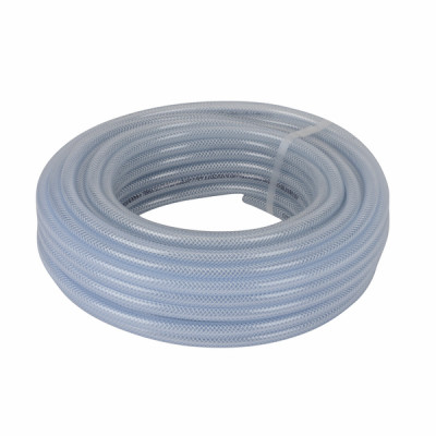 Tube transparent armé Ø intérieur 10mm (rouleau 25m) - DIFF